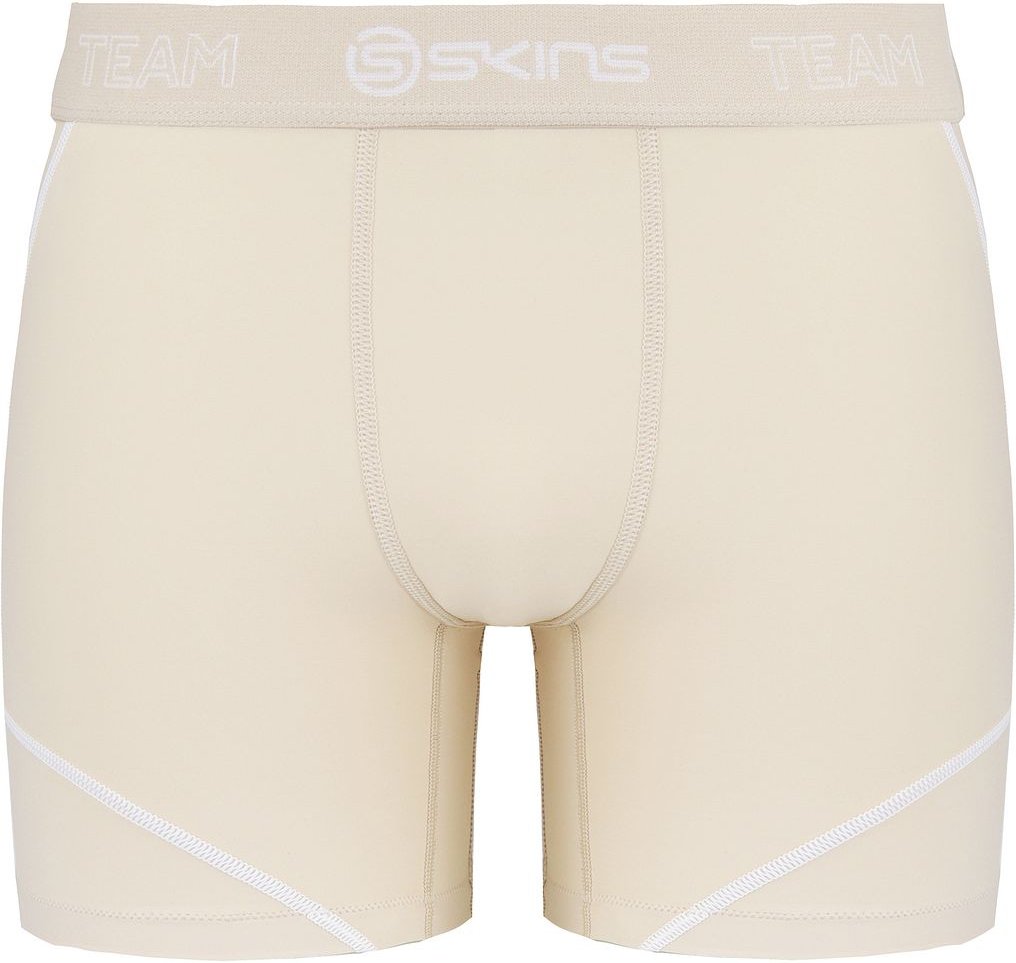 Skins Dnamic Herren beige neutrale Kompressionsstrafen Shorts DB00010099002