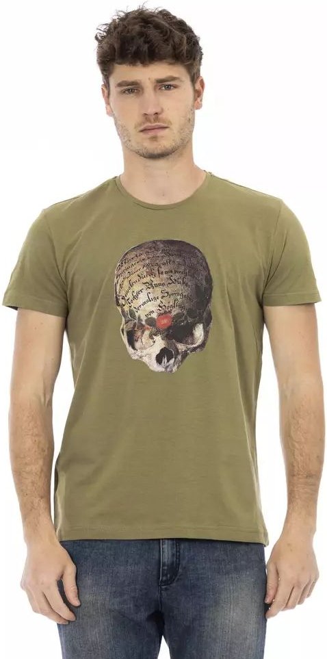 Skull Grafik T-Shirt mit kurzen Ärmeln
