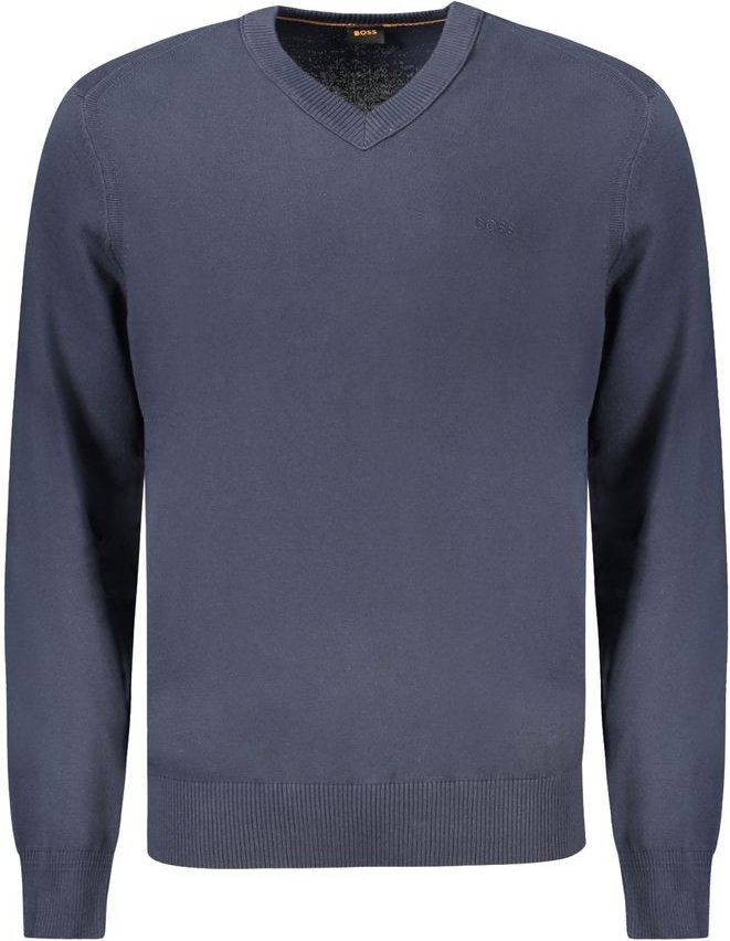 Lässiger V-Ausschnitt Baumwollpullover