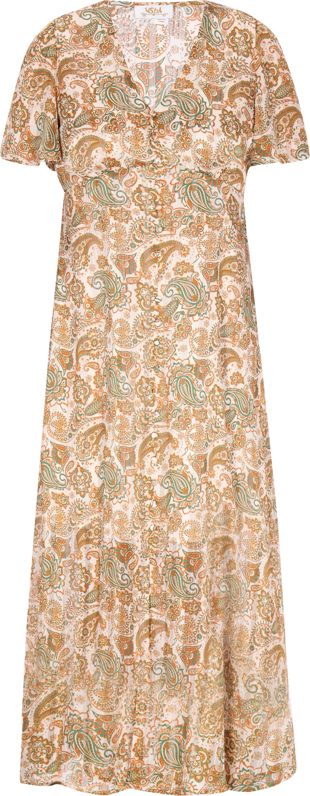 usha Kleid Frauen creme mehrfarbig