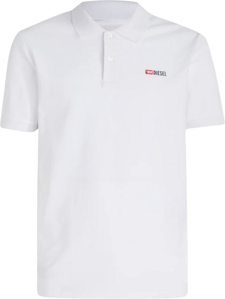 Diesel T-Smith-Div Weißes Poloshirt