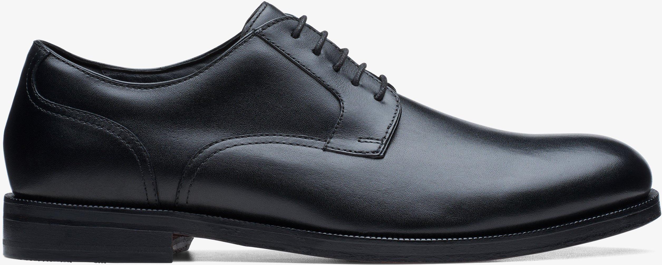 Craftdean Spitze Schwarze Lederschuhe