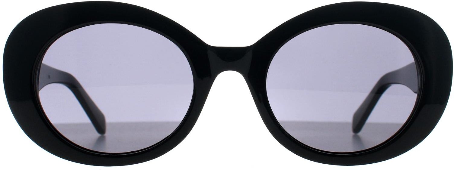 Benetton Oval Womens Schwarz Grau BE5055