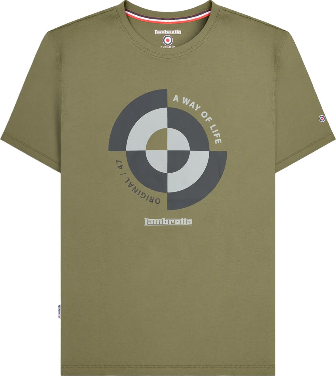 Lambretta - T-Shirt für Herren (Khaki)