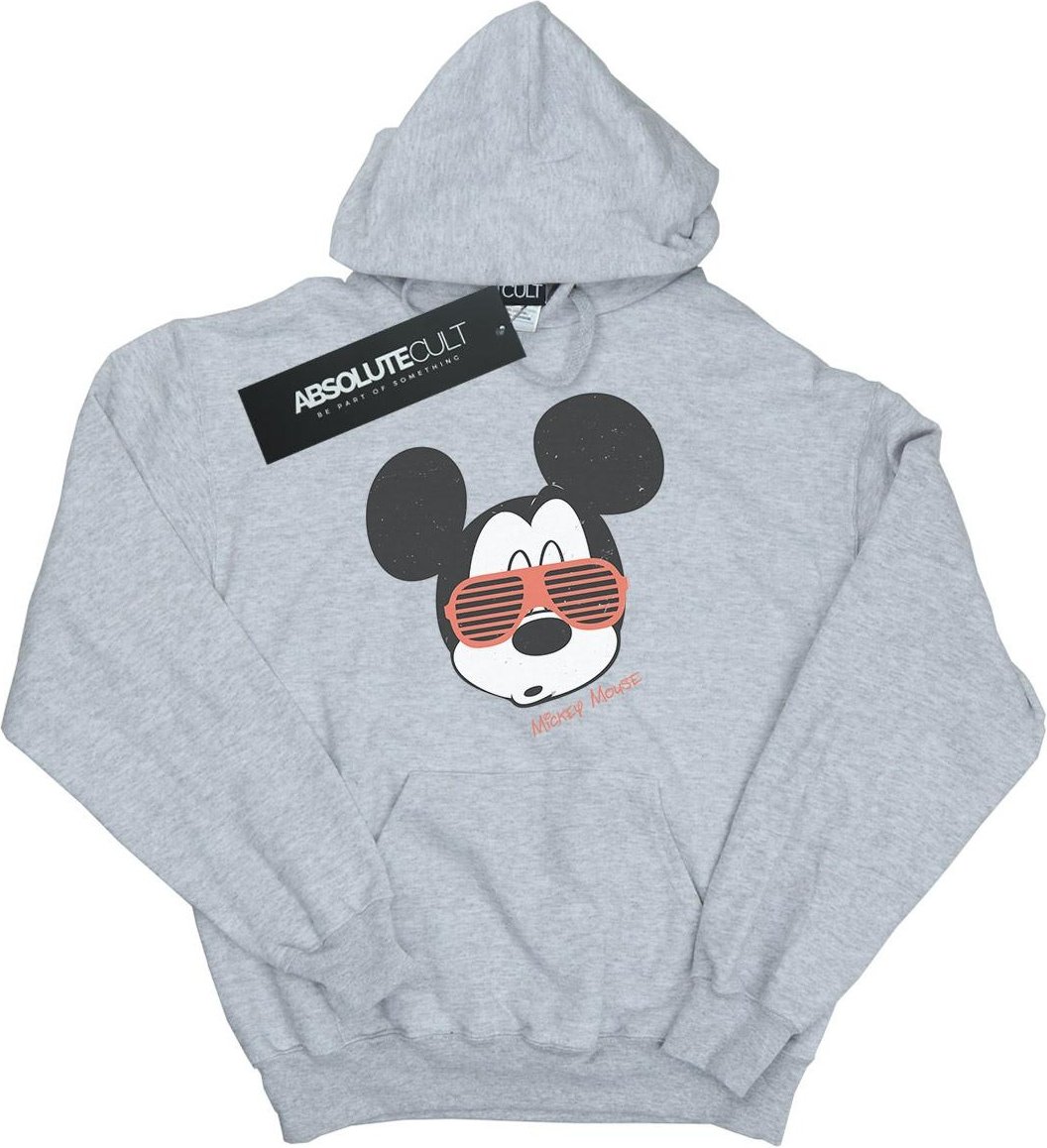 Disney - "Mickey Mouse Sunglasses" Kapuzenpullover für Damen (Grau)