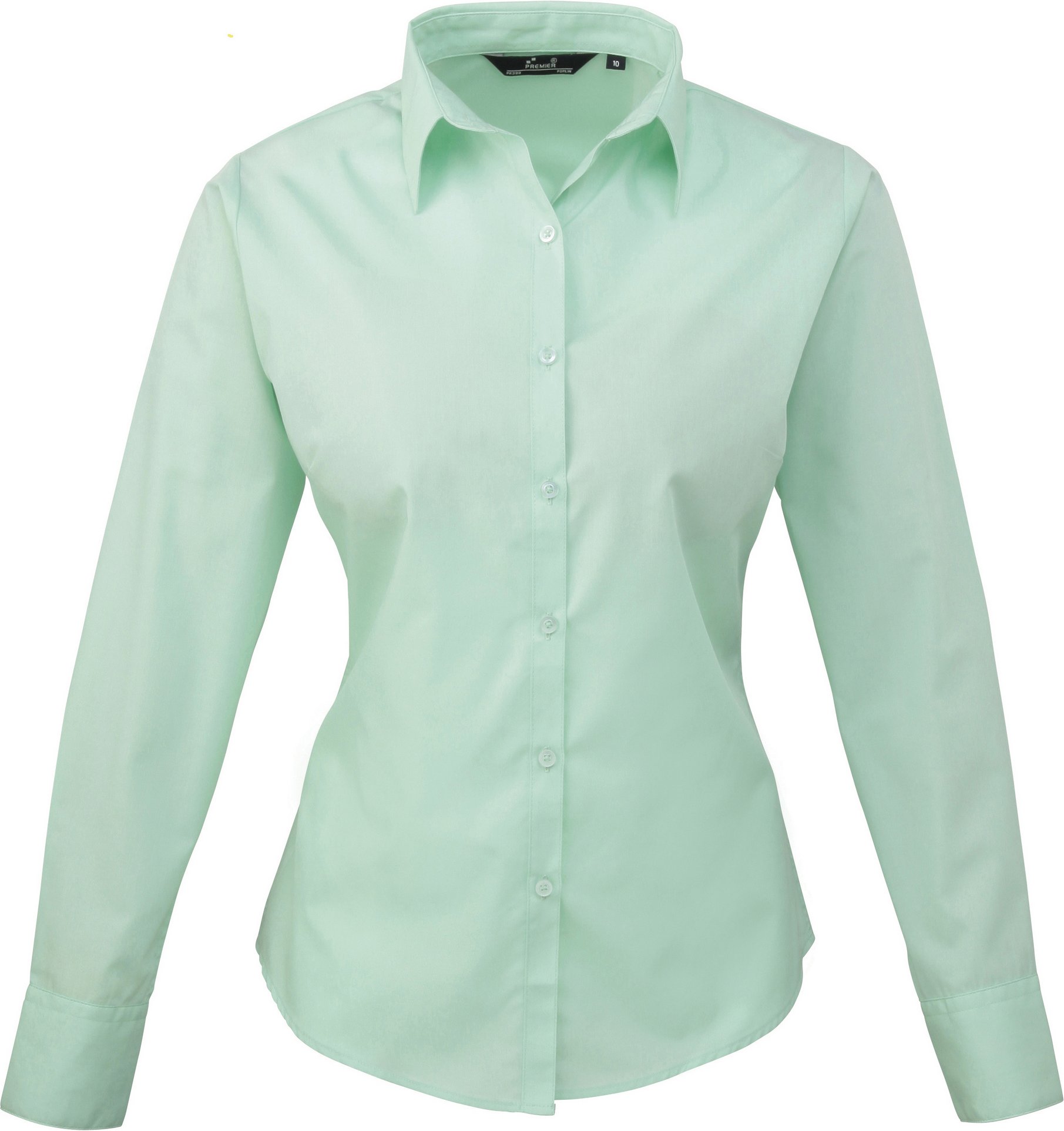 Premier - Bluse für Damen Langärmlig (Wasserblau)