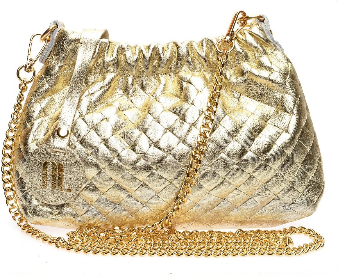 Anna Luchini Gold Leder Tasche