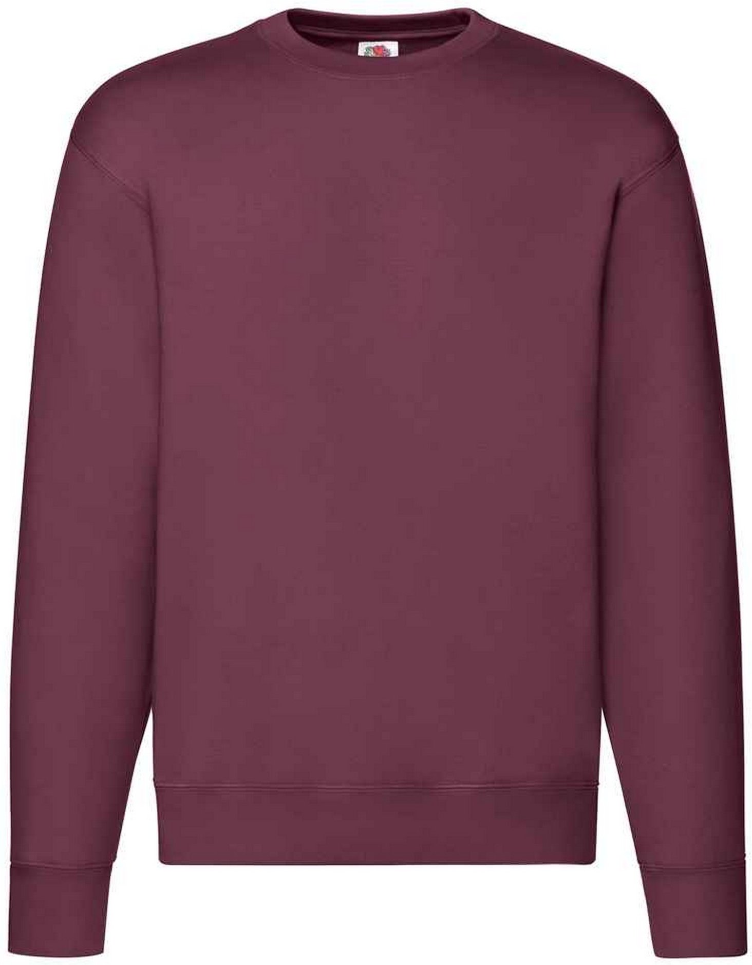 Thumbnail - Fruit of the Loom - "Premium" Sweatshirt Überschnittene Schulter für Herren (Burgunderrot)