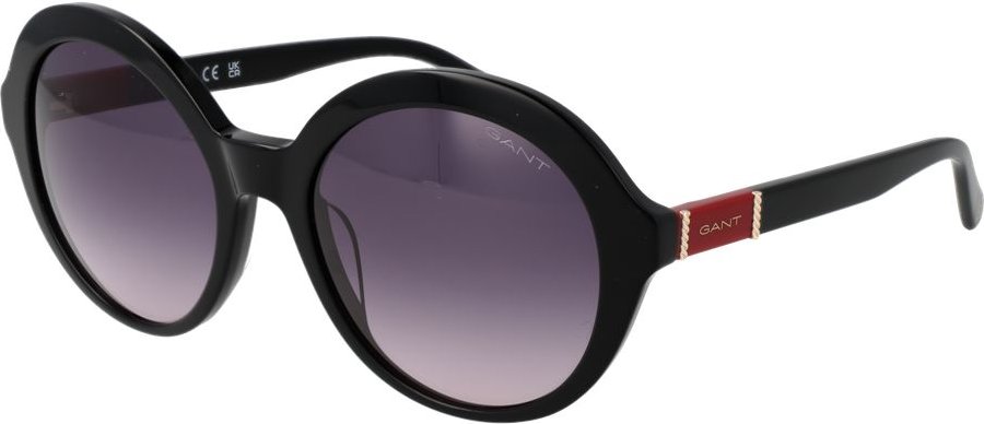 Runde Sonnenbrille mit gradienten Gläsern