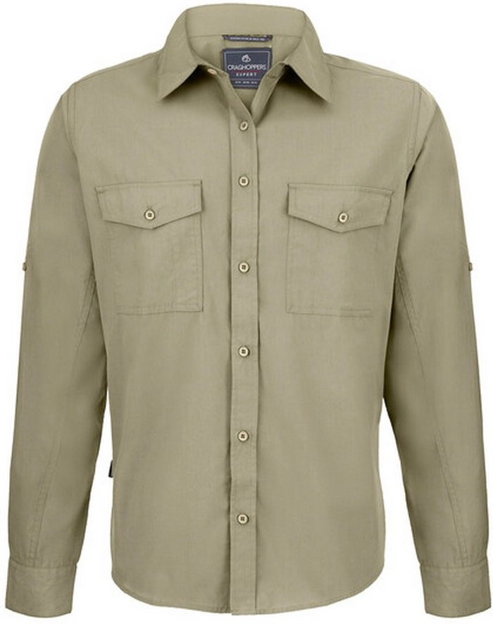 Craghoppers - "Expert Kiwi" Hemd für Herren (Steingrau)