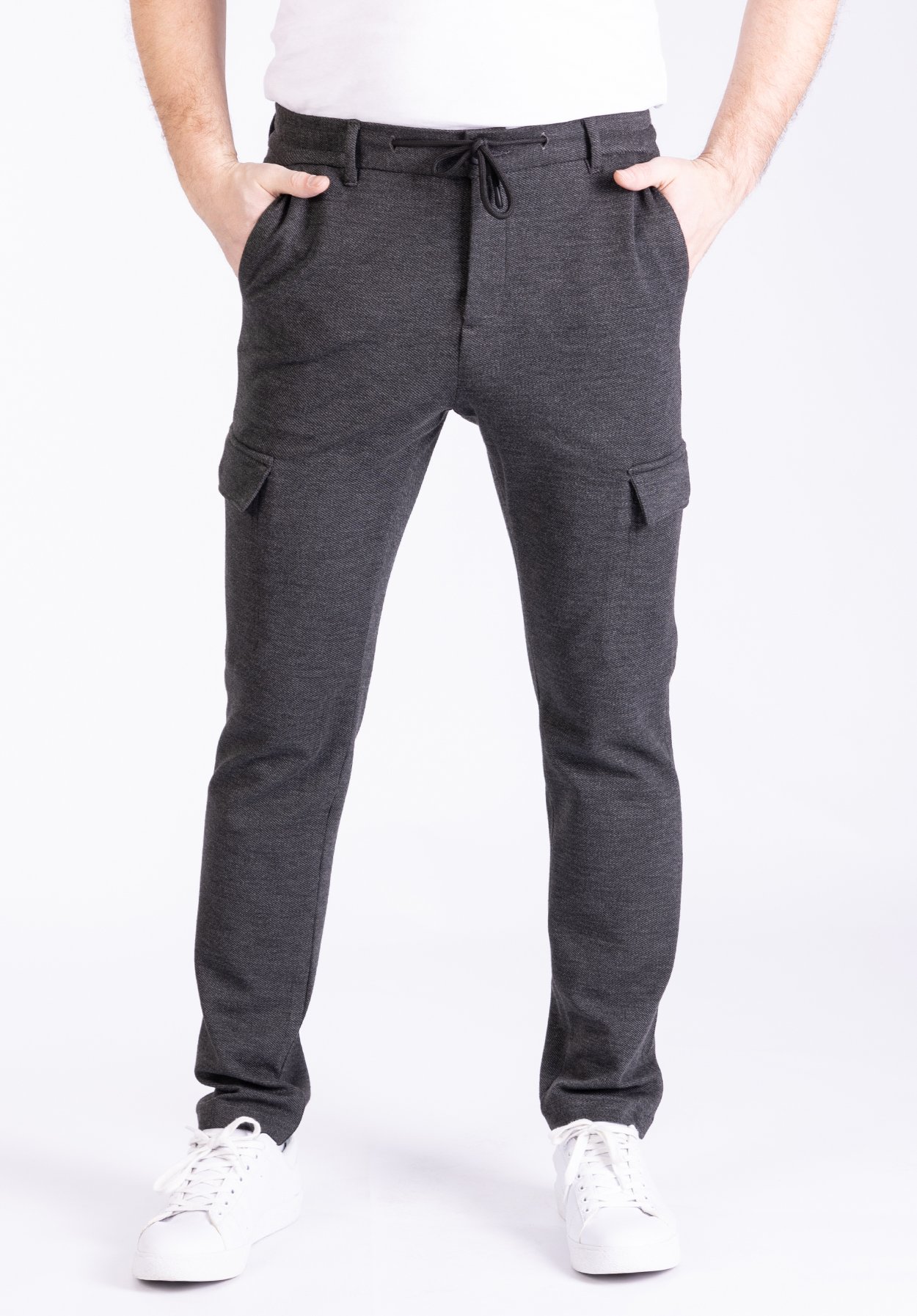 Jakob Herren Joggpants Schwarz Skinny Fit
