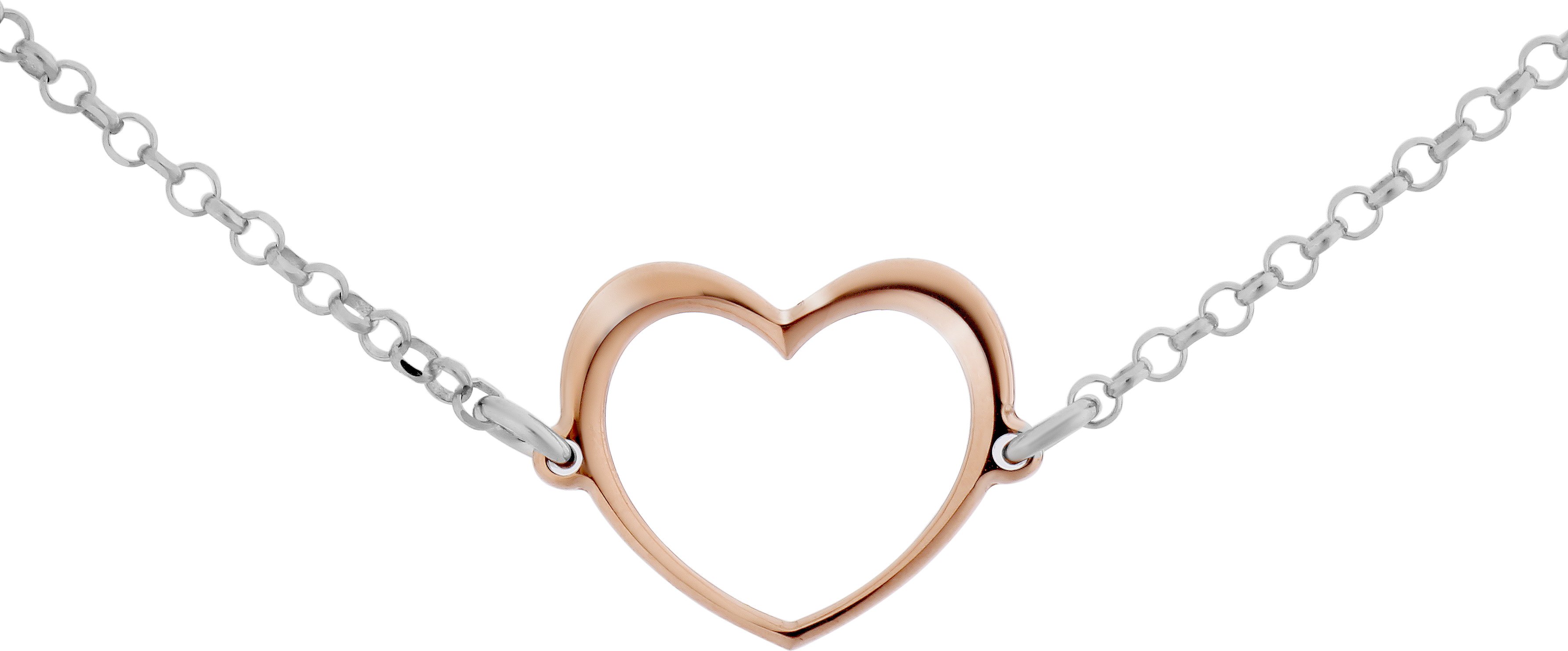 Orphelia 'Mada' Damenarmband aus 925 Sterling Silber - Silber/Rosé ZA-7389