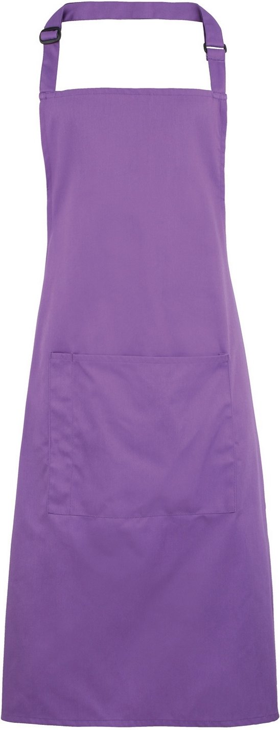 Premier Ladies/Womens Colours Bip Schürze mit Tasche (Rich Violet)