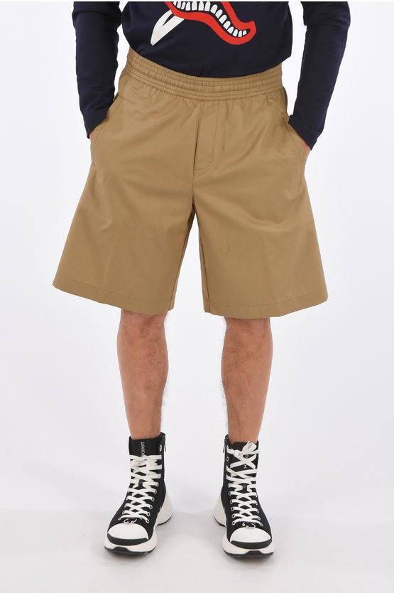 CITY Shorts mit Kordelzug in Beige