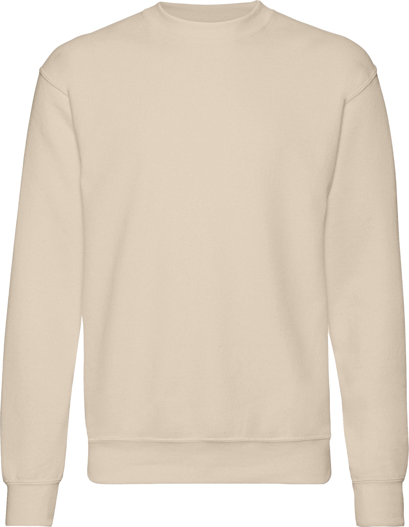 Fruit Of The Loom Herren Set-In Belcoro® Yarn Sweatshirt (Natur)