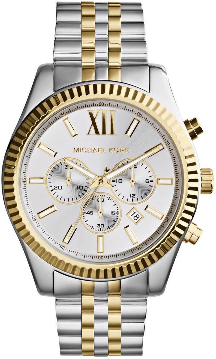 Herrenuhr der Marke Michael Kors in der Farbe Gold. Das Gehäuse hat einen Durchmesser von 45 mm. Marke: Michael KorsMod...