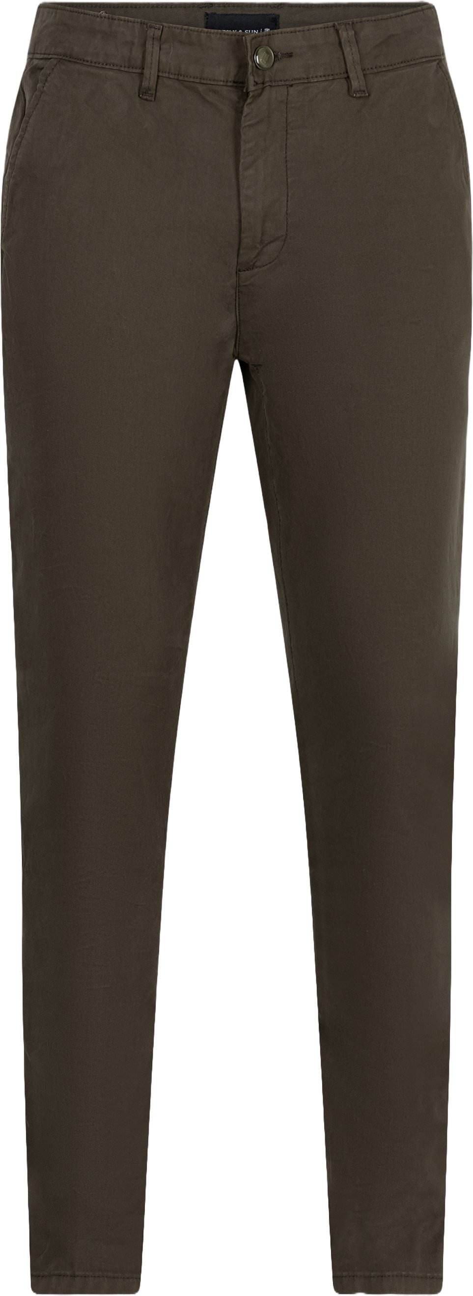 Herren Chino von der Marke Presly & Sun. Die Chino von Presly & Sun besteht aus Bio-Baumwolle und Elastan und hat eine s...