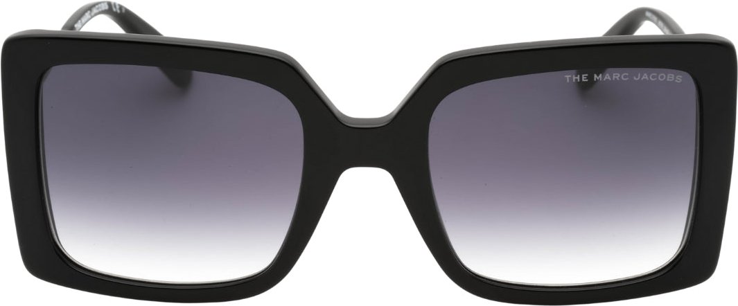 Marc Jacobs graue Linse schwarze quadratische Sonnenbrille