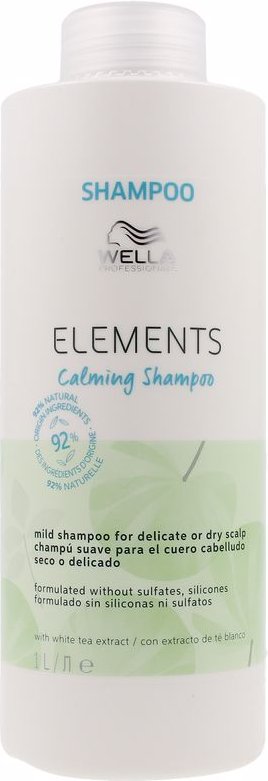 Elements Natürliches Beruhigendes Shampoo Für Trockene Oder Empfindliche Kopfhaut, 1000 ml