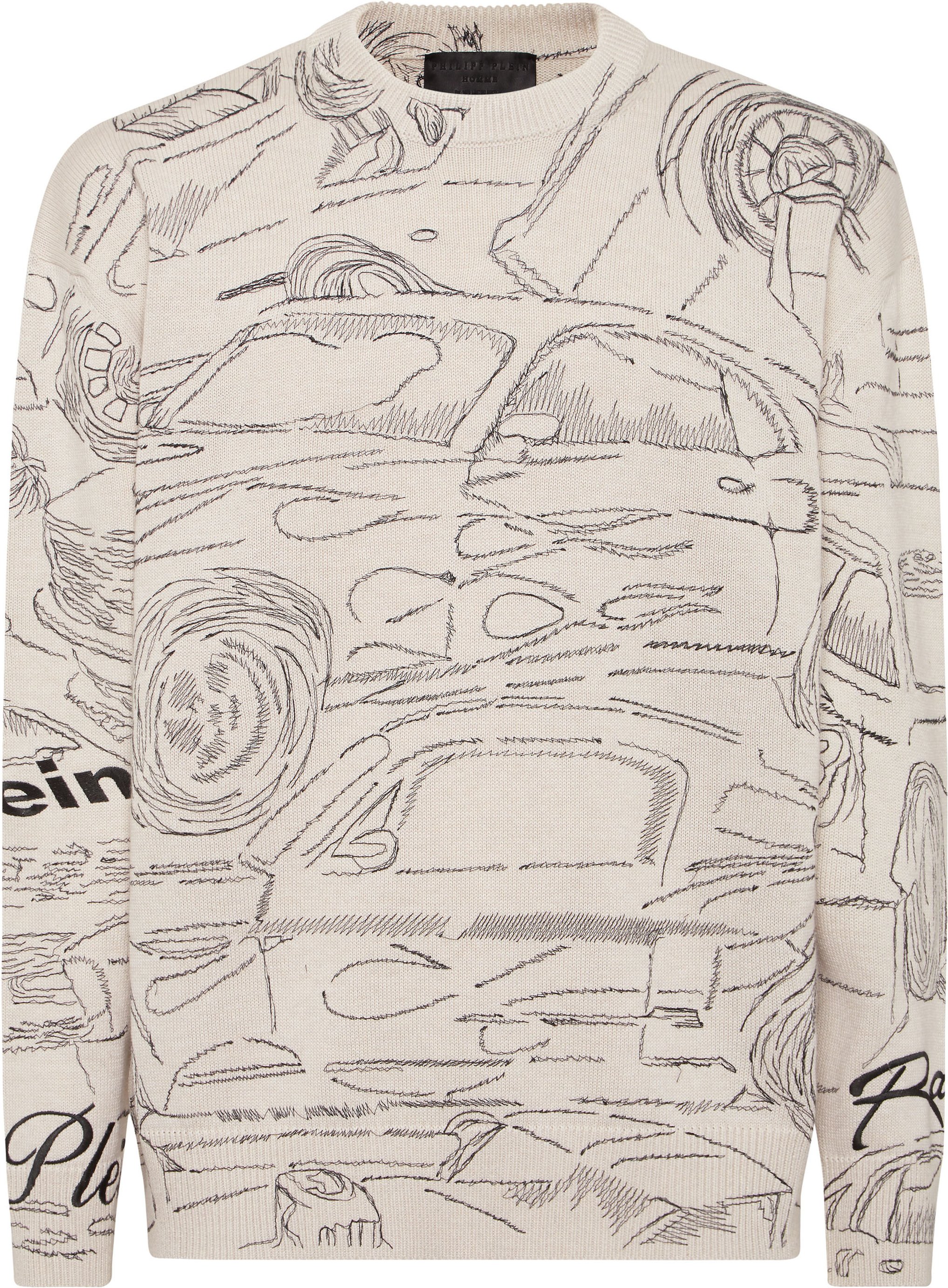 Rundhalspullover Racing