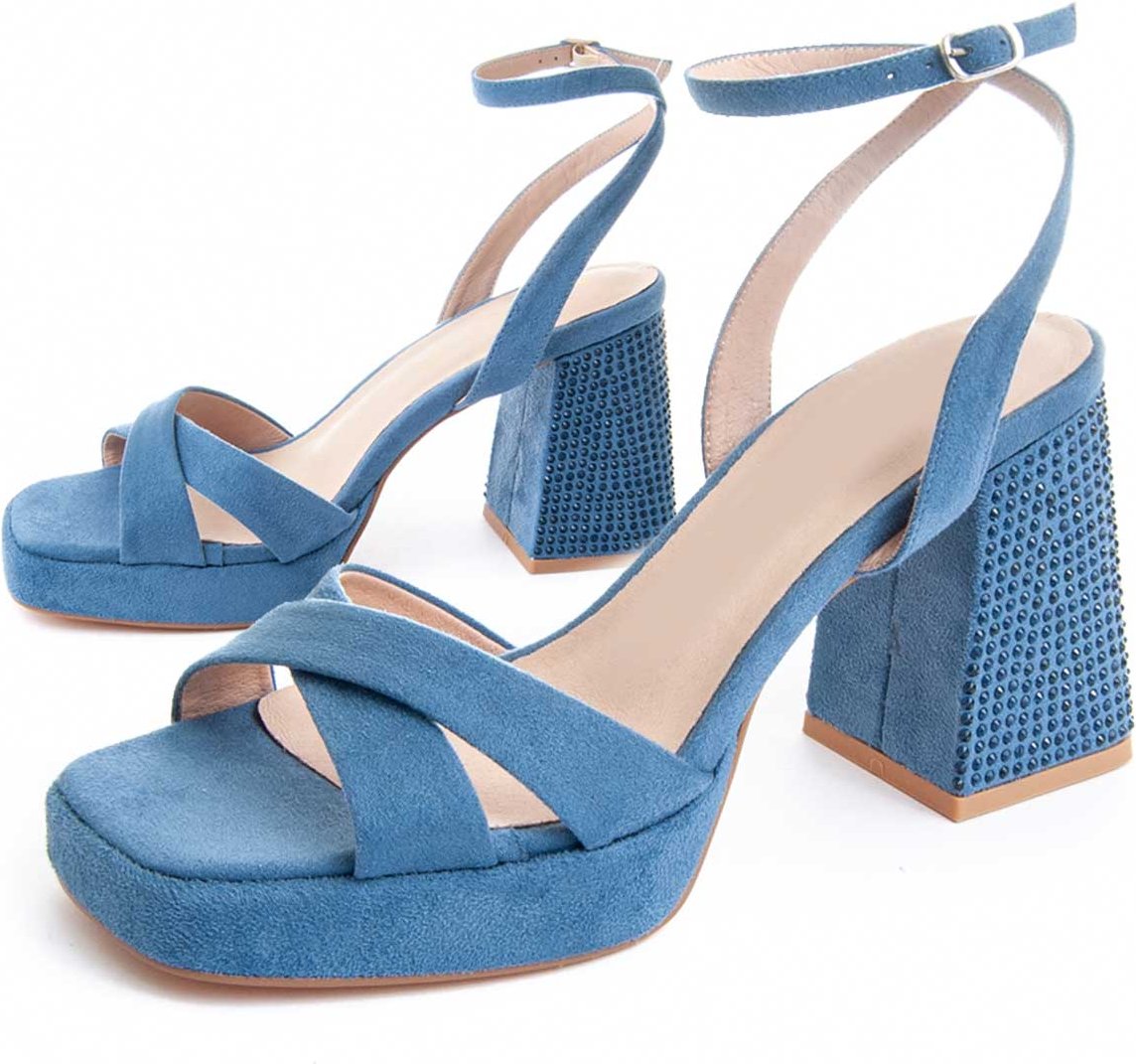 Montevita Heelsandale Festsand3 in Blau