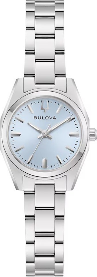 Bulova Surveyor Silber Damen Armbanduhr 96L345