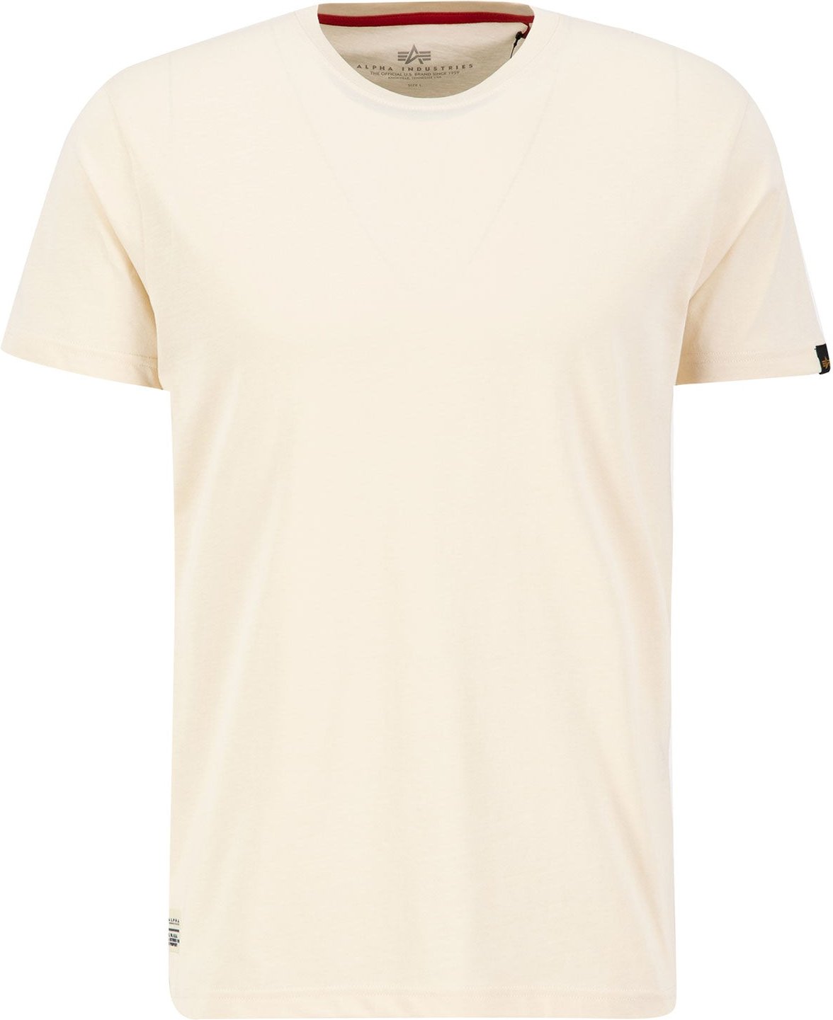 Alpha Industries Herren USN Blood Chit T 2 T-Shirt in Ecru