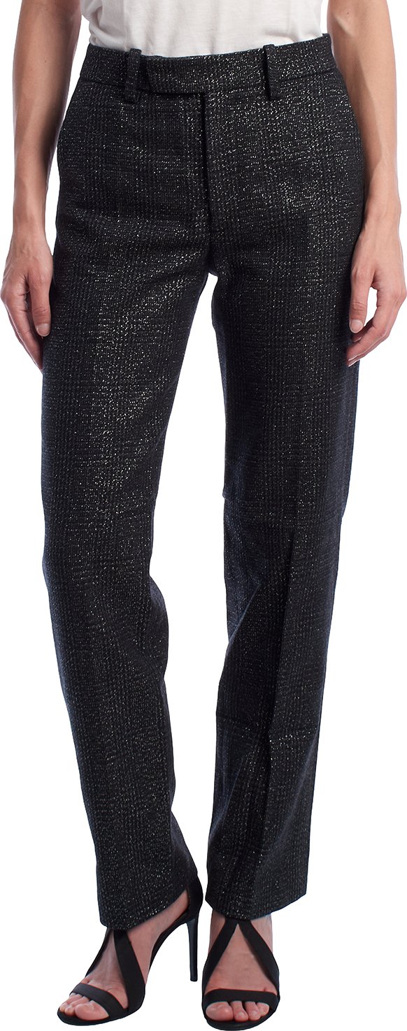 Lurex Straight Pants WKCE0104F für Damen