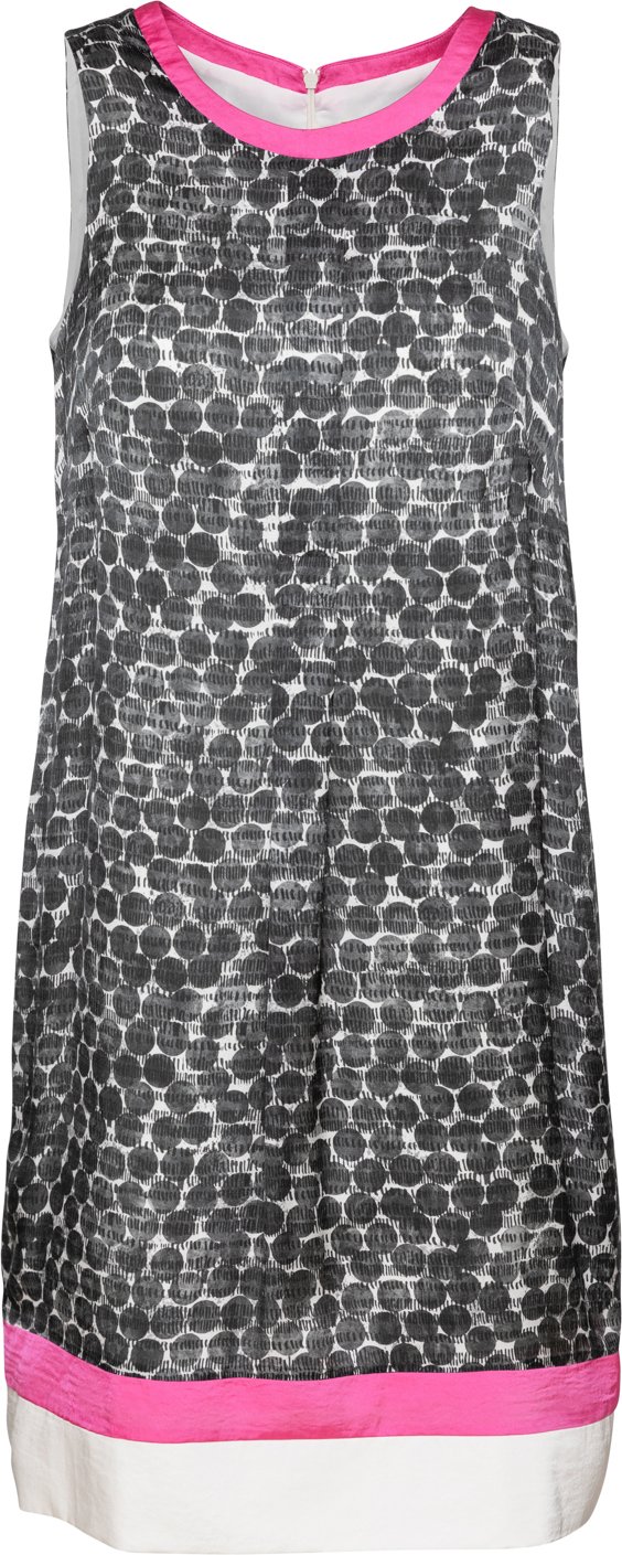 Thumbnail - A-Linie Ärmelloses Print-Kleid