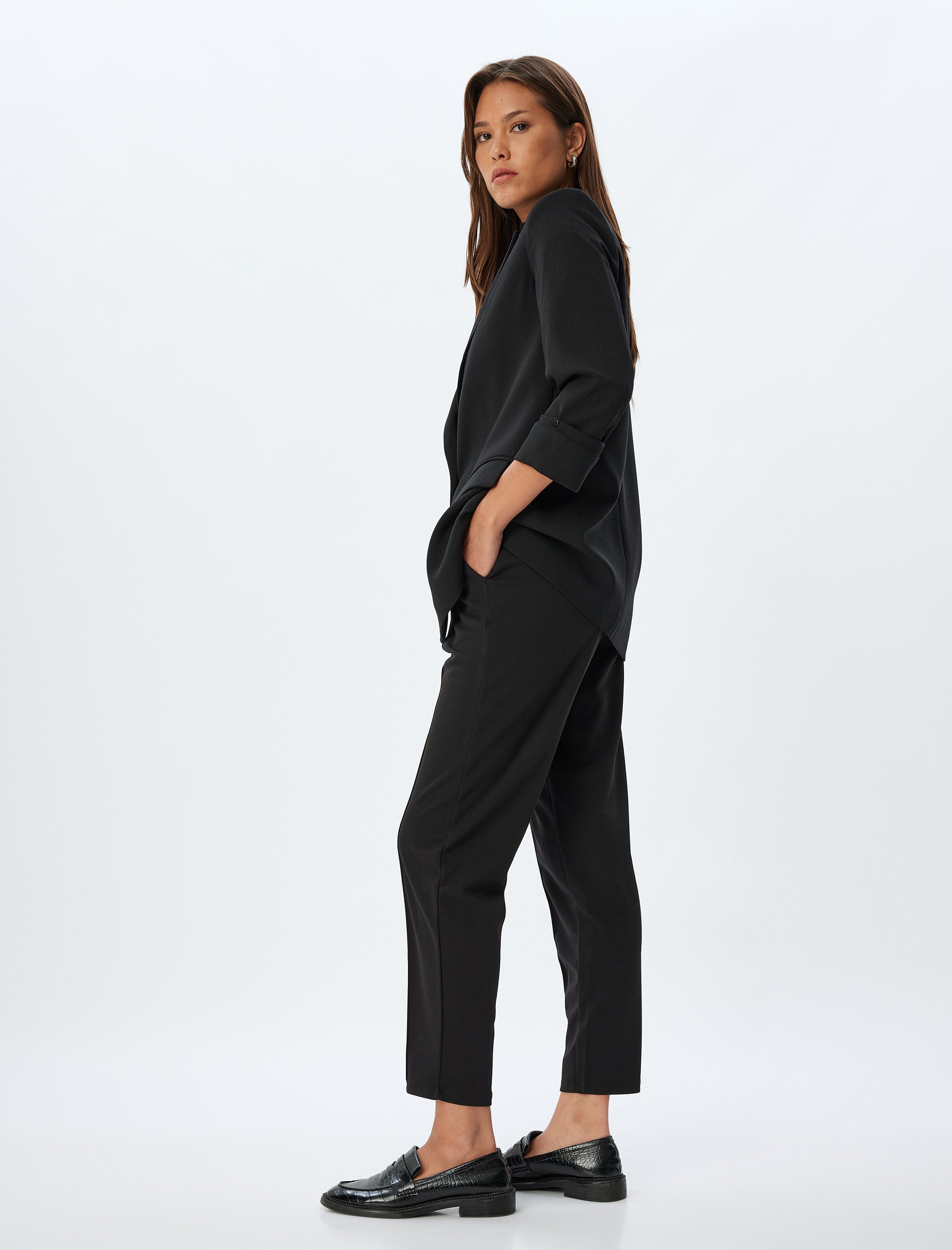 Koton Hose Normale Leibhöhe Krop Länge(Handgelenk) Hose