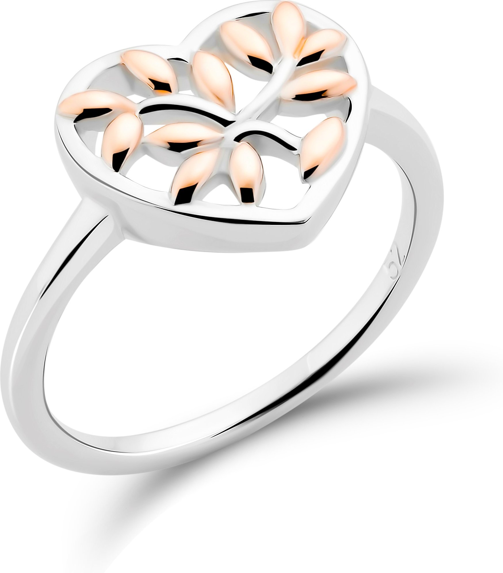 Orphelia Damen-Ring Sterling-Silber 925 – Silber/Rosé ZR-7474