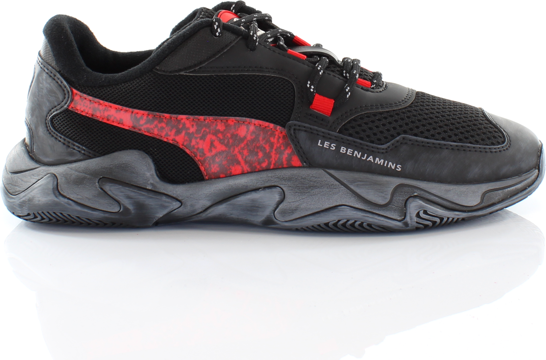 Thumbnail - Puma x Les Benjamins stürmisch schwarze Low -up -Herren -Trainer 370040 01