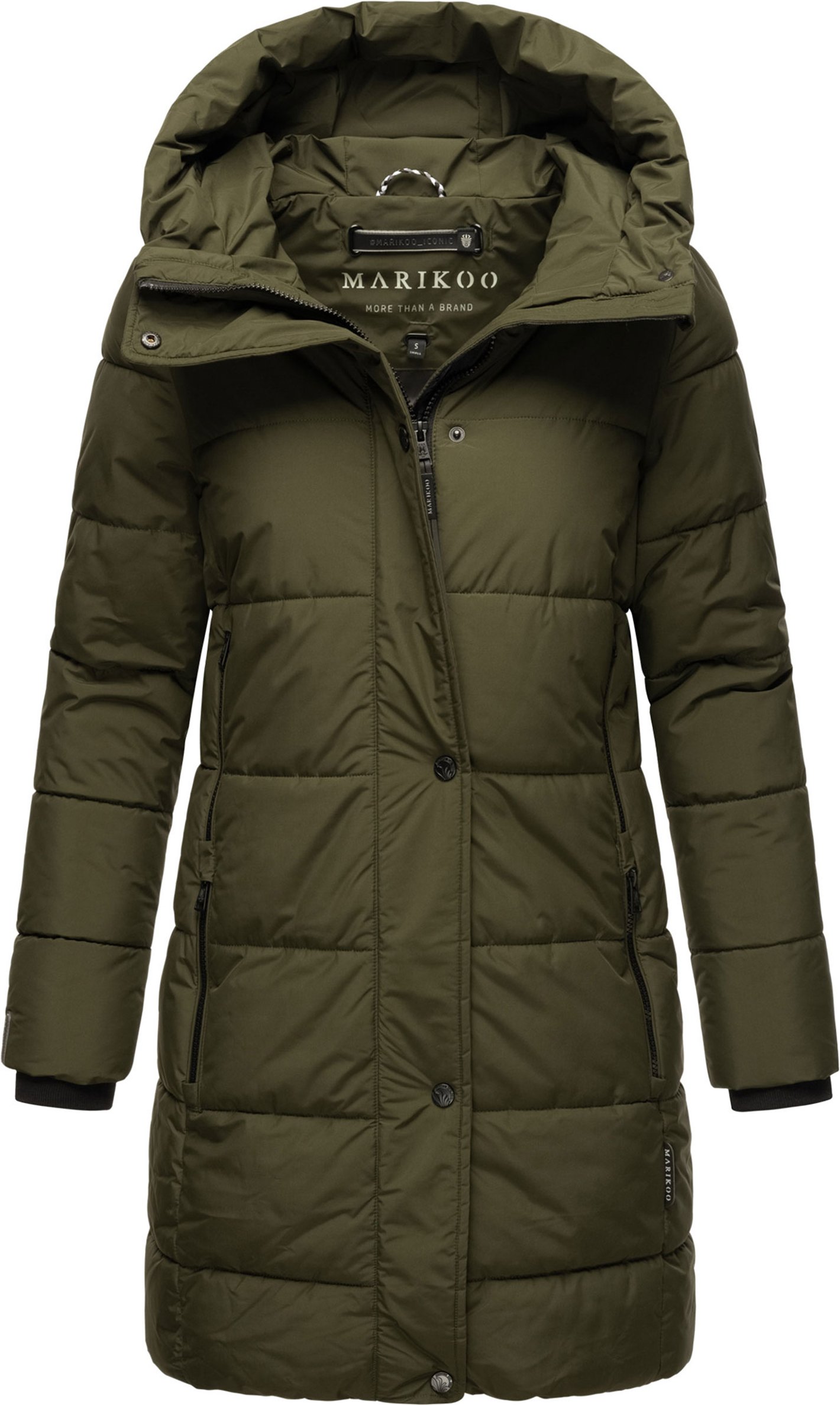 Marikoo Damen Steppjacke Karumikoo XVI – warm, stylisch & mit Kapuze