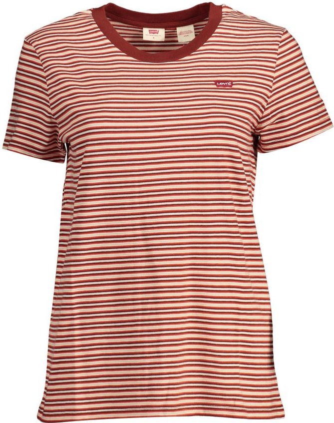 Levi's Rosso Baumwoll T-Shirt für Frauen