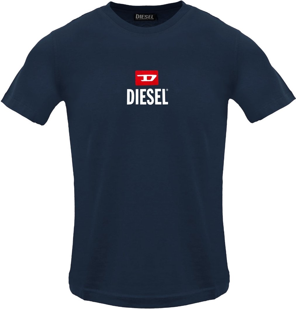 Diesel - Just Small - T-shirt „total Eclipse" Mit Neuem D-logo