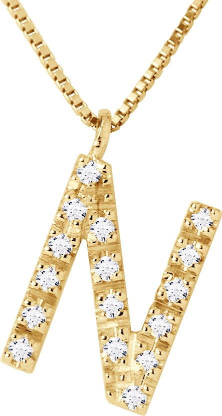 DIADEMA - Halskette mit Diamanten - N - Gelbgold