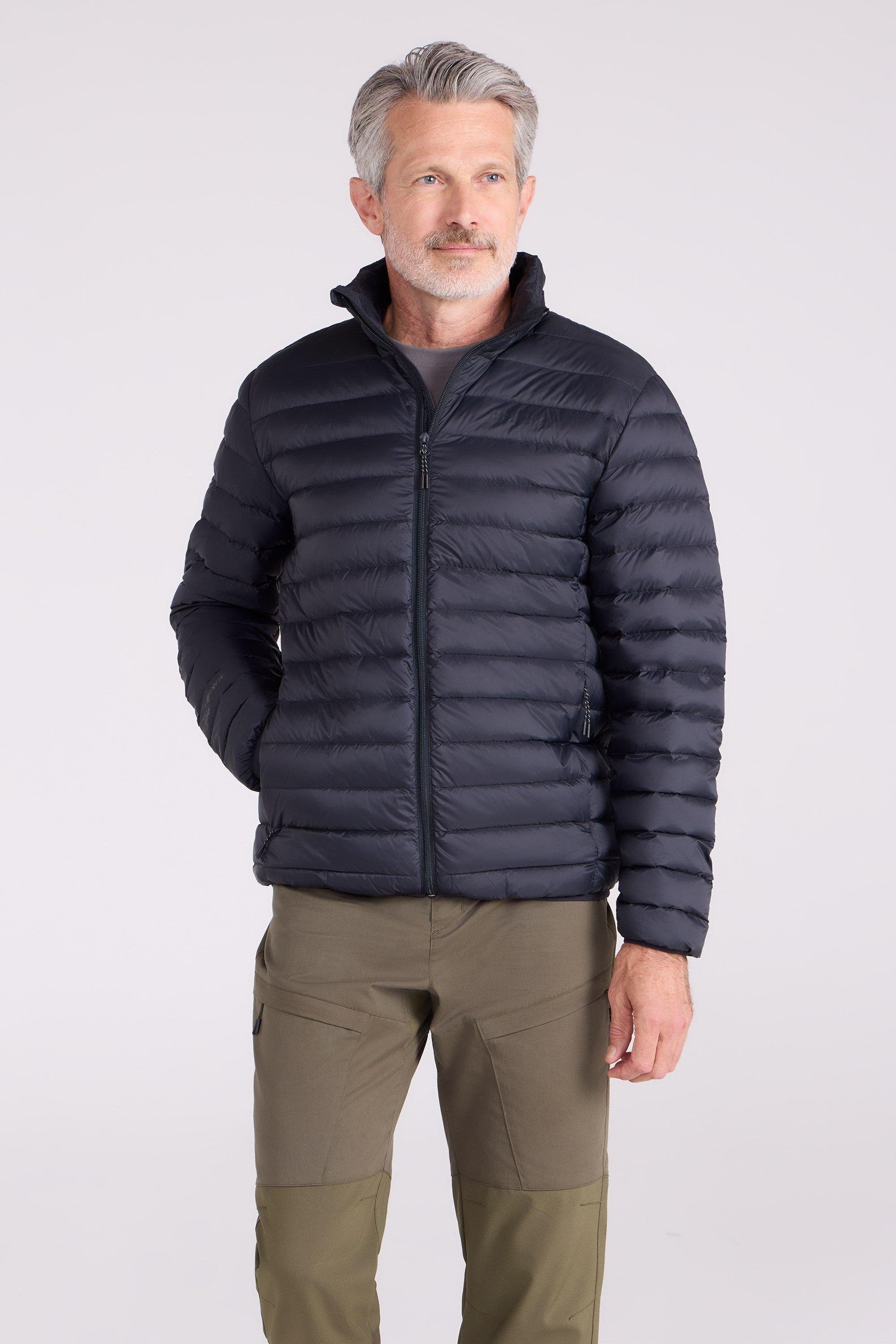 Mountain Warehouse - "Featherweight II" Daunenjacke für Herren (Samtschwarz)