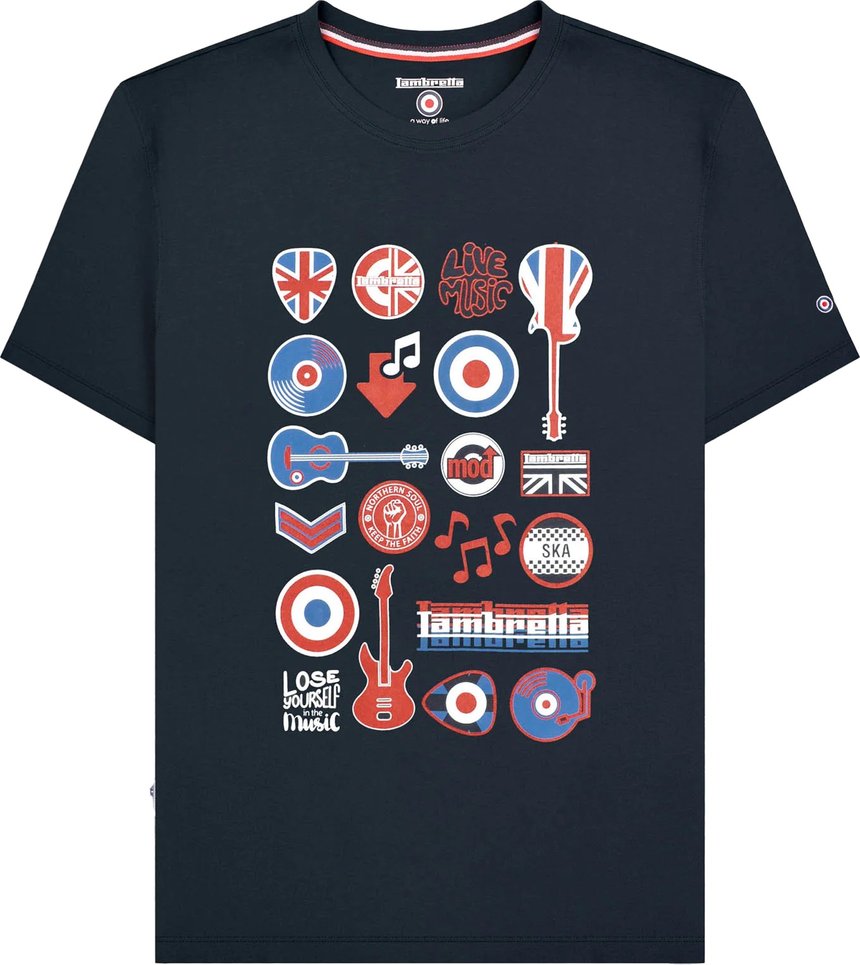 Lambretta - T-Shirt für Herren (Marineblau)