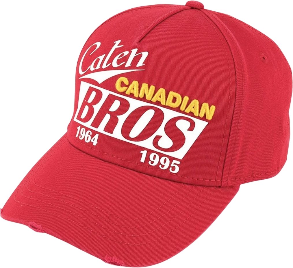 Dsquared2 Caten Canadian Bros Rote Kappe