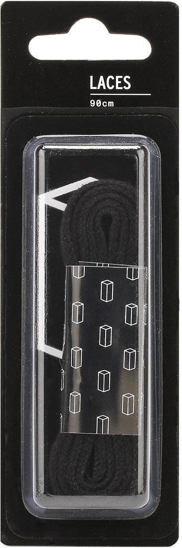 TOWER London Schwarz Flache Schnürsenkel (90cm)