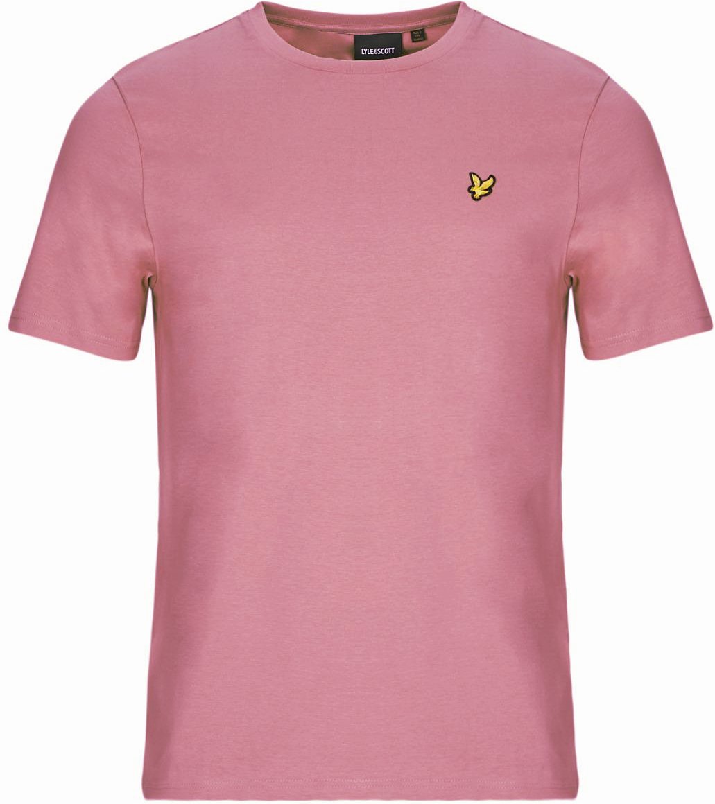 Lyle & Scott Brand T-Shirt in Palmenrosa mit Brustlogo