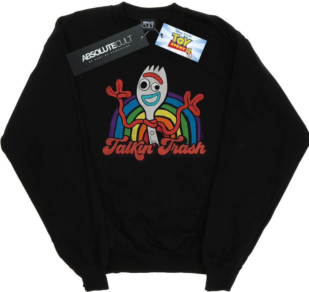 Disney - "Toy Story 4 Forky Talkin' Trash" Sweatshirt für Herren (Schwarz)