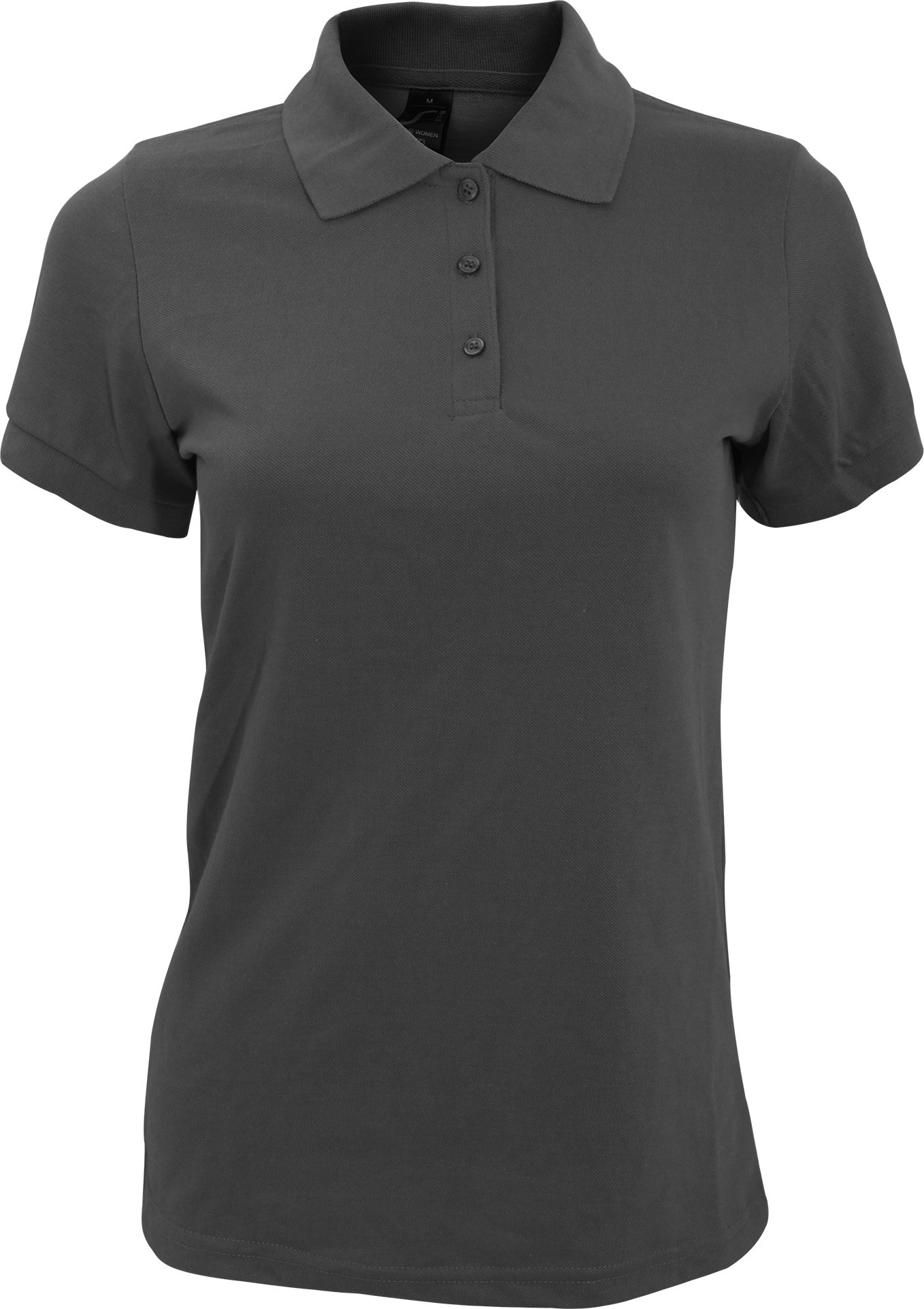 SOLs Womens/Ladies Prime Pique Polo Shirt (Dunkelgrau)