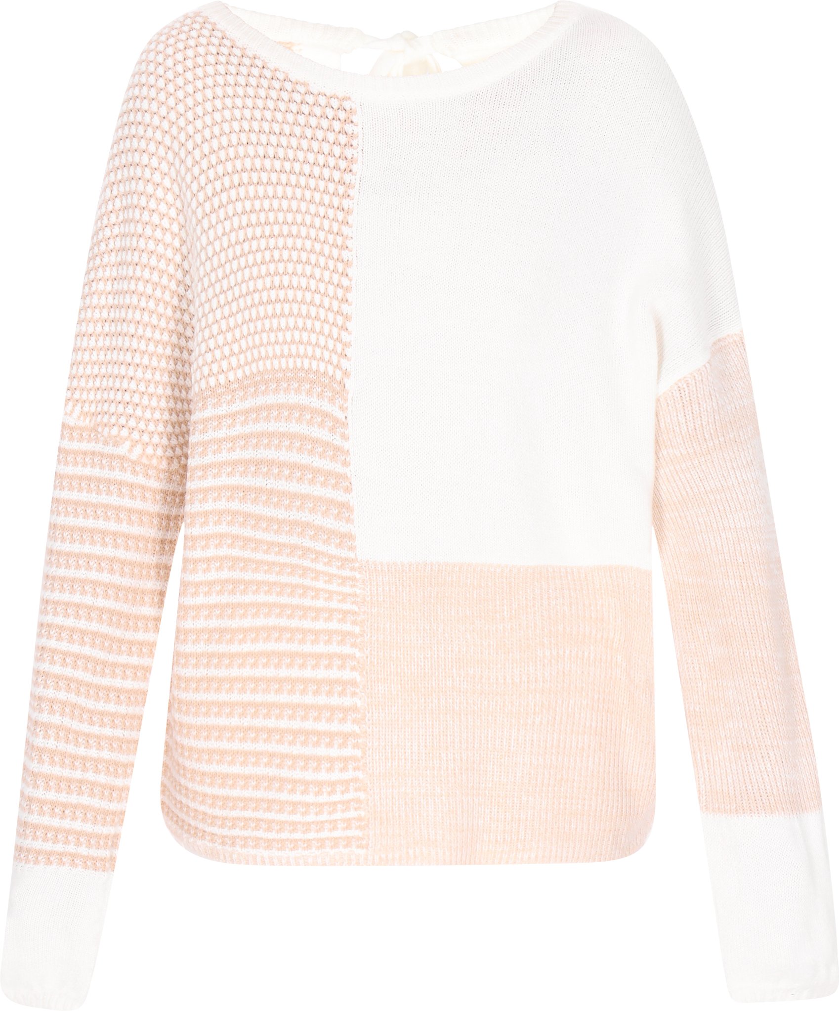 usha Pullover Frauen Weiß Beige Kamel