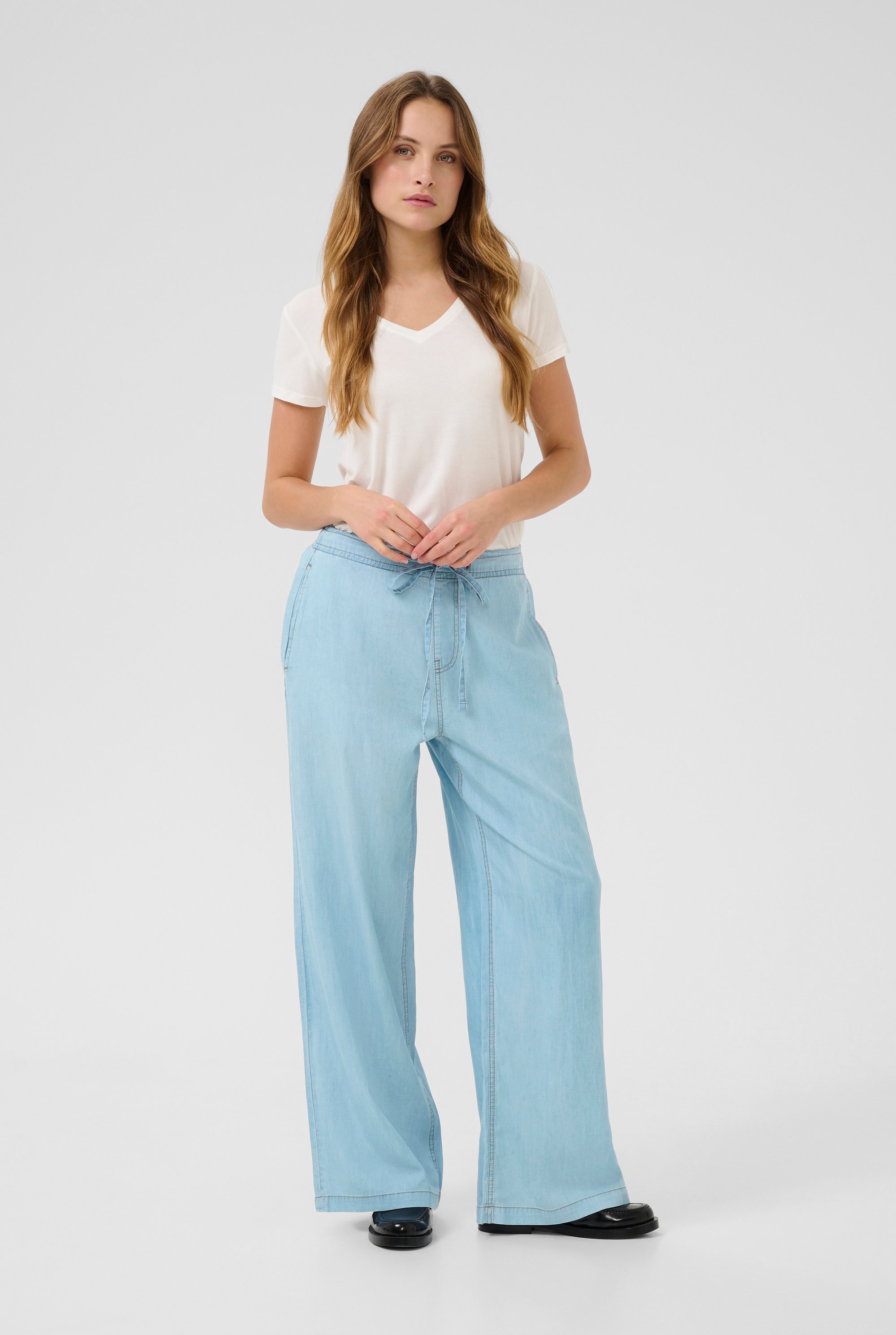 Casual Hose Casual fit Light Blue Wash blue