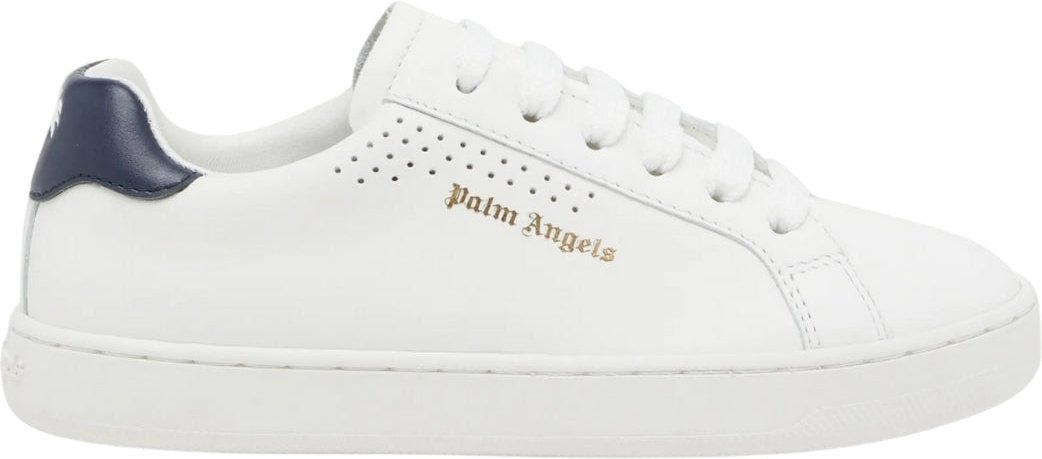 Palm Angels – Sneaker „Palm 1“ in Marineblau mit Absatz in Weiß