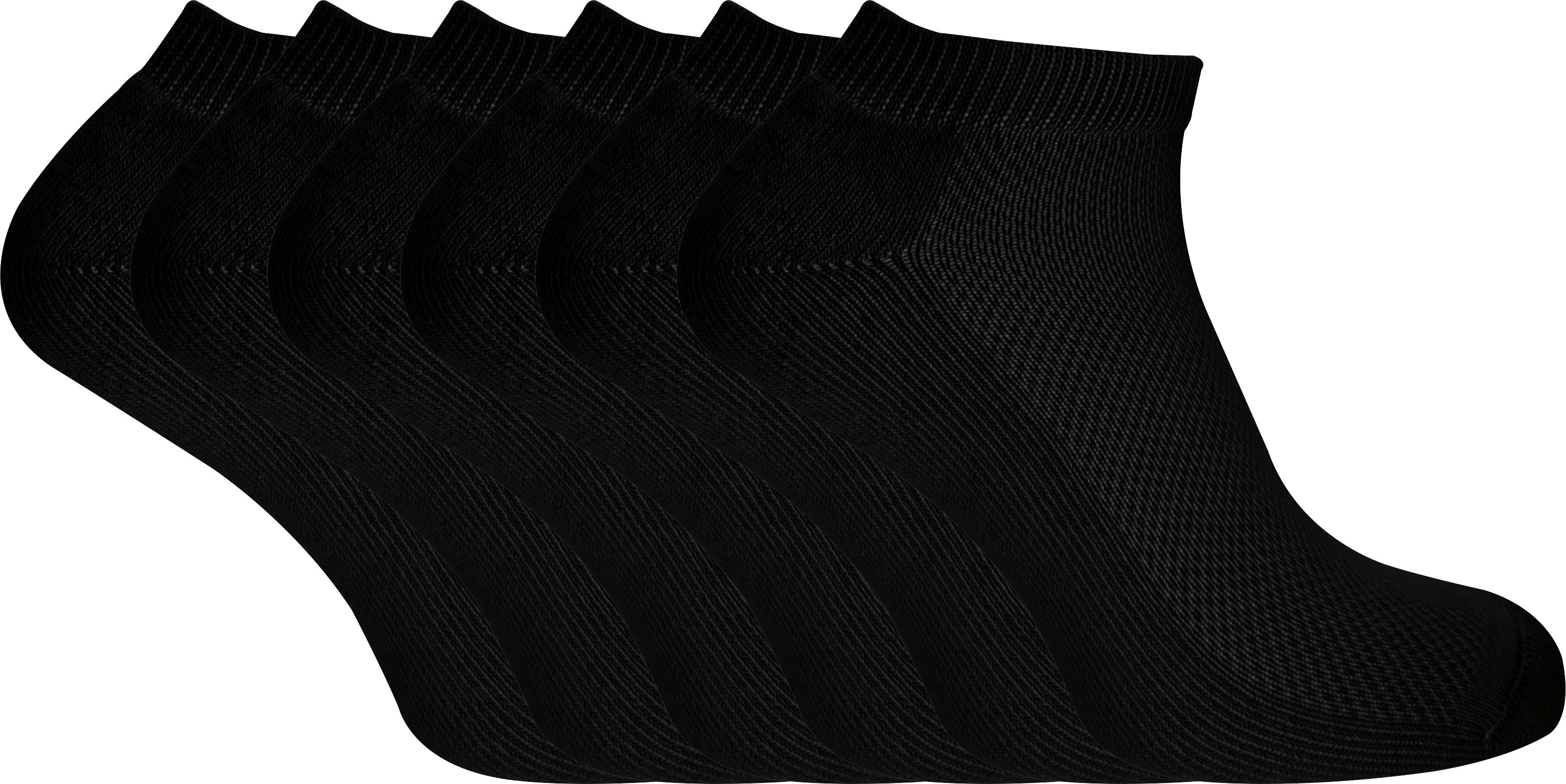 Thumbnail - Socken Snob - 6er Pack Herren Low Cut Bambus Bio-Baumwolle Trainer Socken
