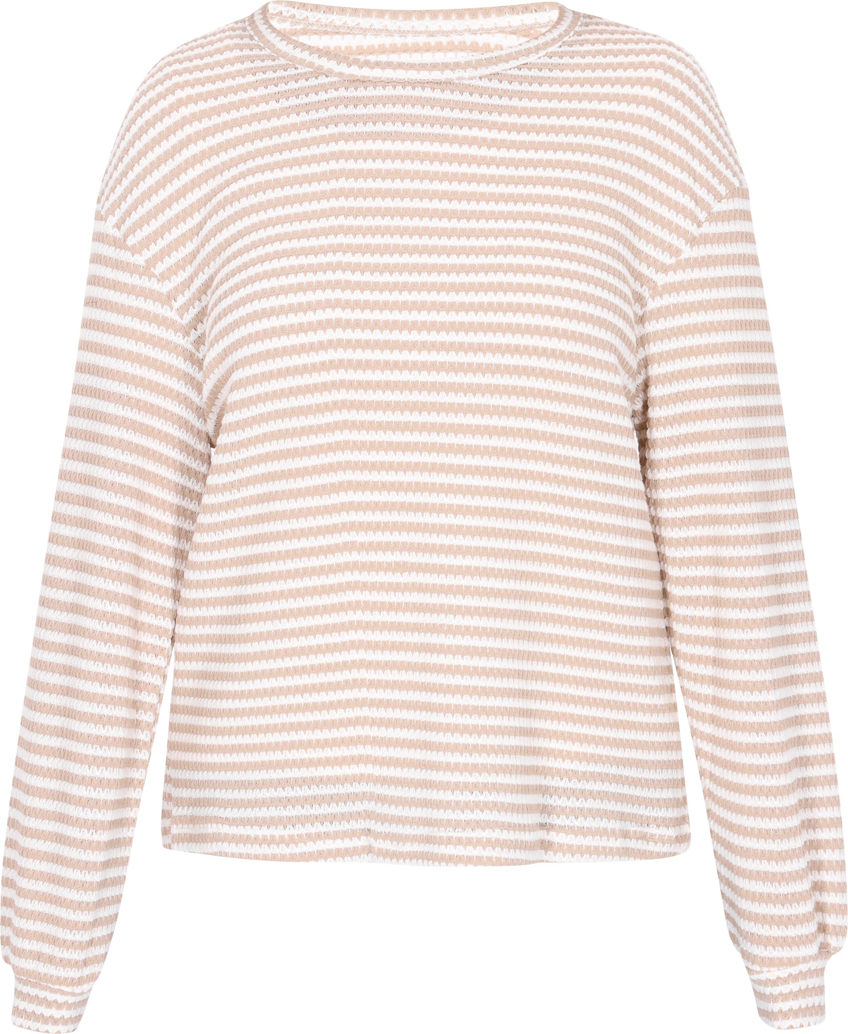 usha Bluse Frauen Beige Weiß Streifen