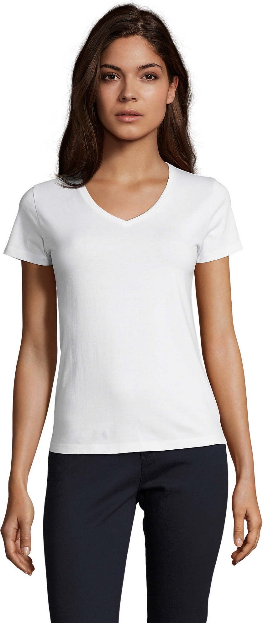 SOLS - "Imperial" T-Shirt V-Ausschnitt für Damen (Weiß)