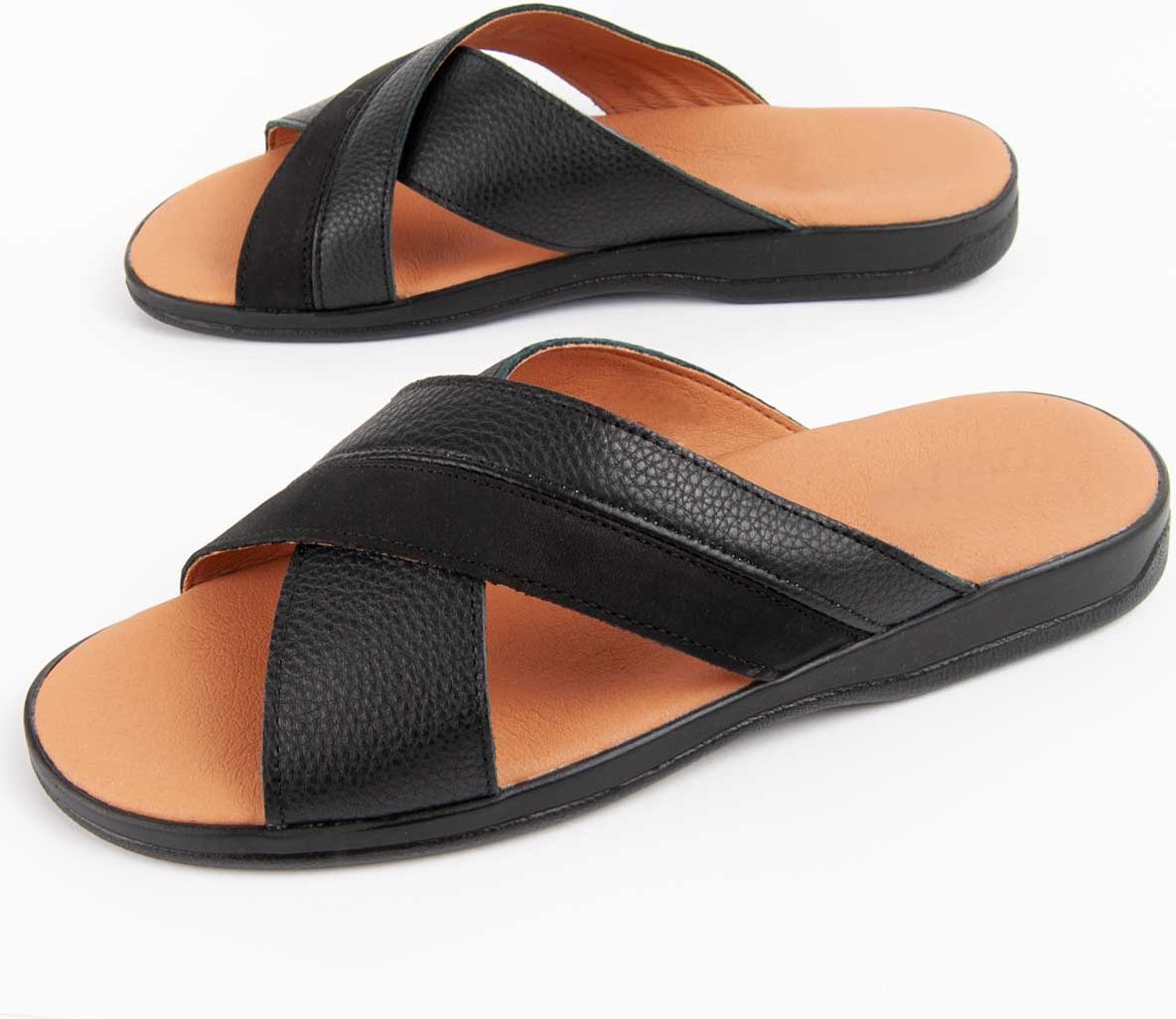 Purapiel Sandale Beira Schwarz